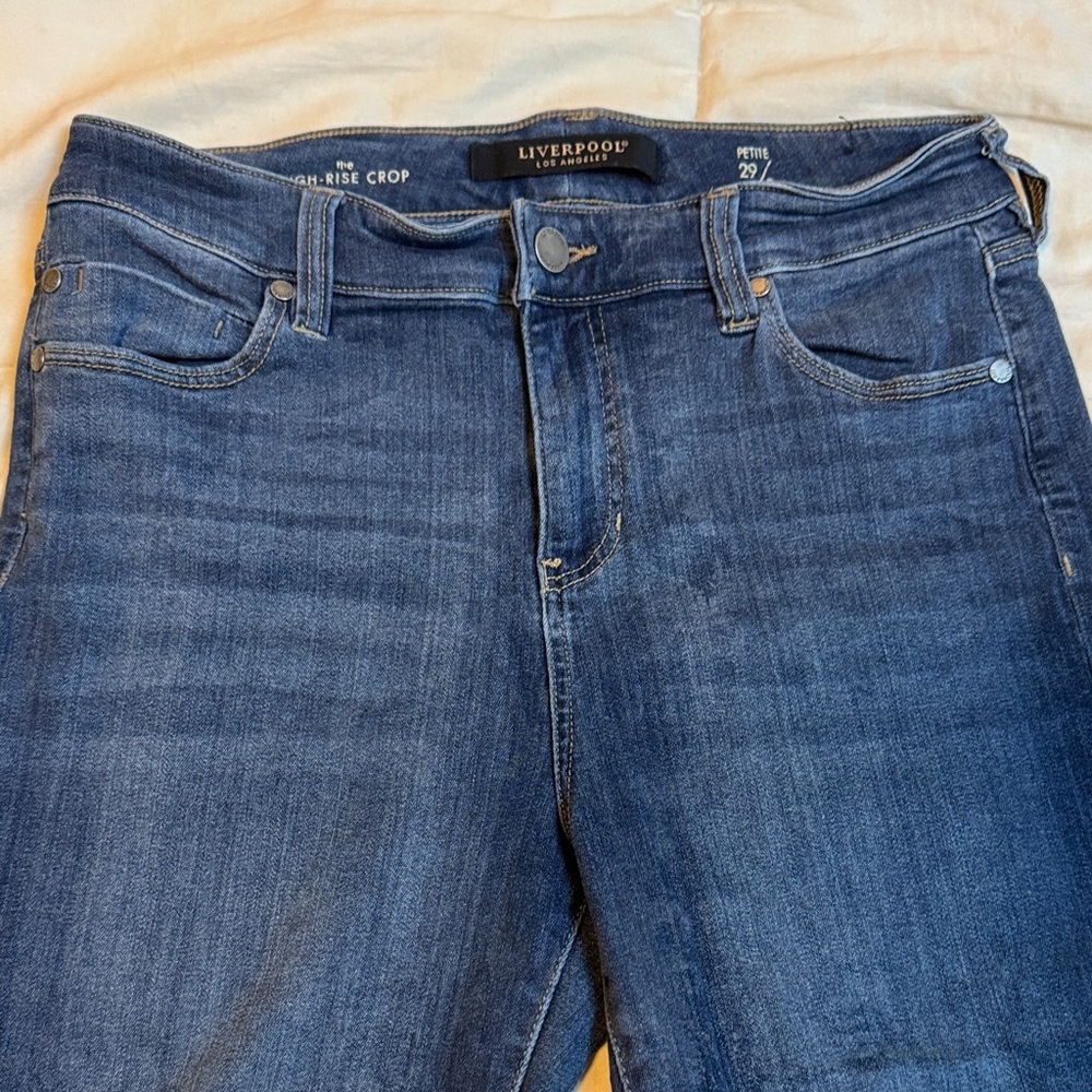 Liverpool High Rise Blue Denim Jeans